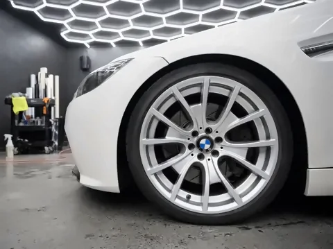 BMW White coupe, Wheels powder coated satin bronze (studio illustration), photo 2