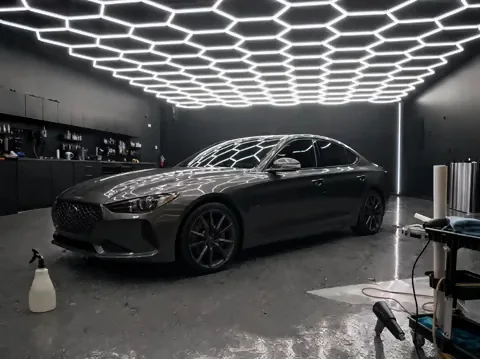 Genesis G70, Carbon lip, side skirts, diffuser (studio illustration), photo 2