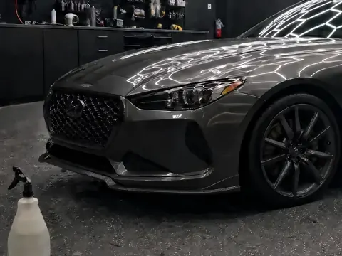 Genesis G70, Carbon lip, side skirts, diffuser (studio illustration), photo 3