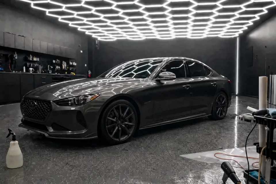 Genesis G70, Carbon lip, side skirts, diffuser