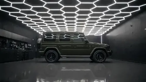 Mercedes-Benz G-Class, Color PPF · Satin Midnight Moss (studio illustration), photo 1