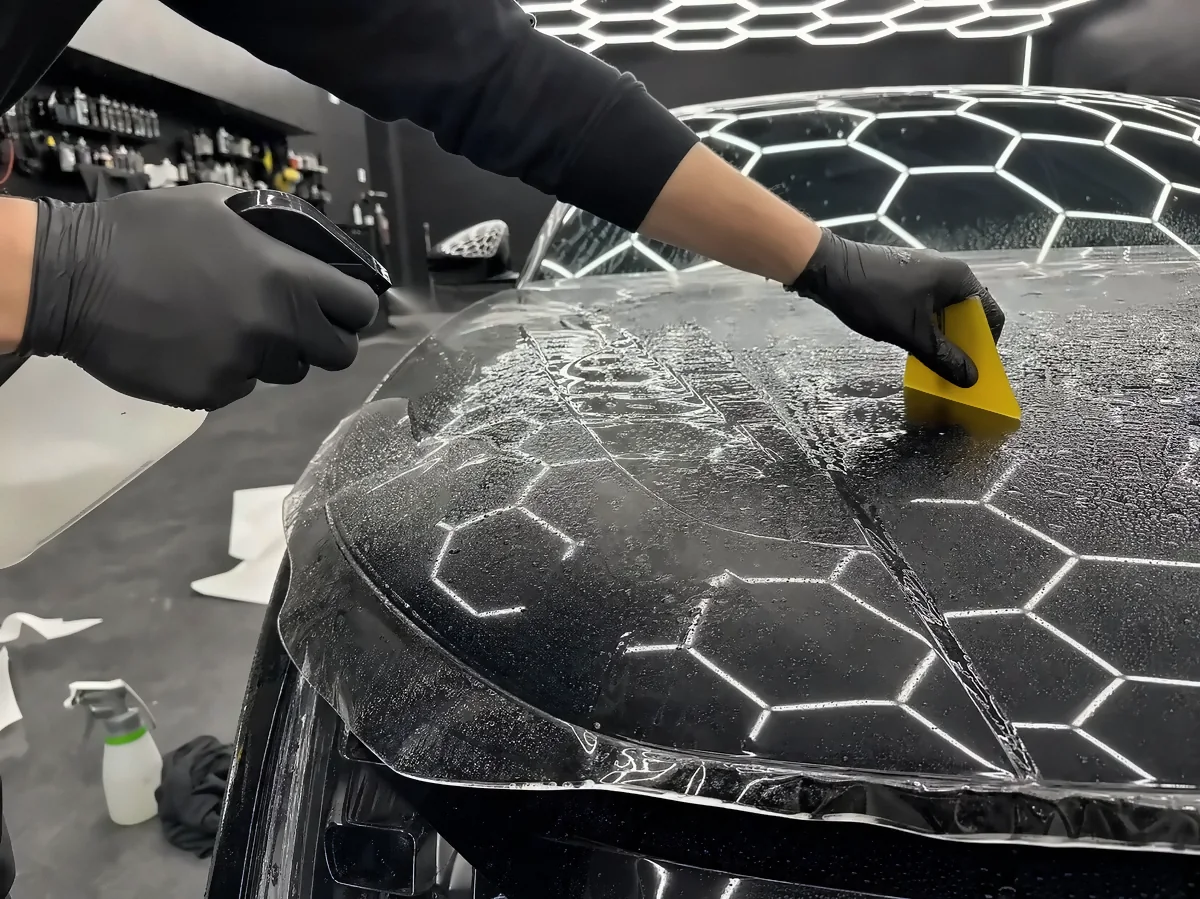 Paint protection film (studio illustration)